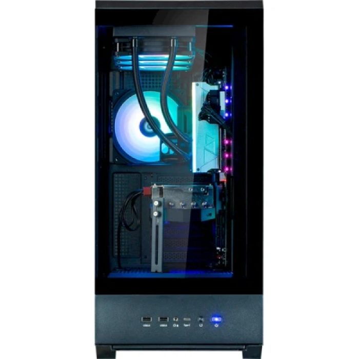 Панорамний корпус Zalman P50 DS Black Mid Tower з 4 вентиляторами ARGB