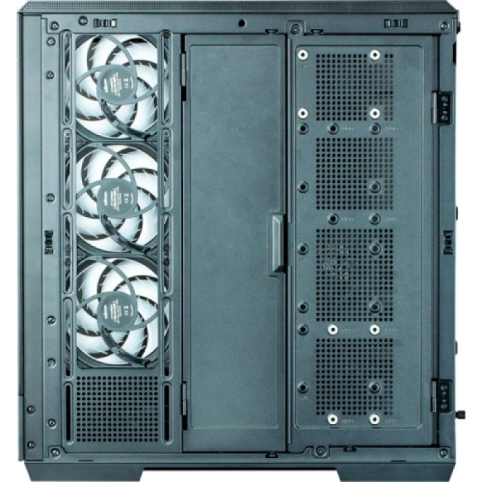 Панорамний корпус Zalman P50 DS Black Mid Tower з 4 вентиляторами ARGB