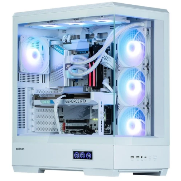 Корпус Zalman P50 DS White Midi Tower з 4 вентиляторами
