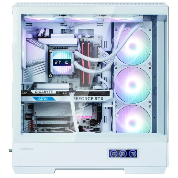 Корпус Zalman P50 DS White Midi Tower з 4 вентиляторами