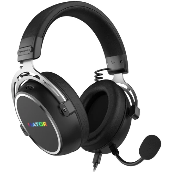 Ігрова гарнітура HATOR Hypergang 3 USB Black з RGB