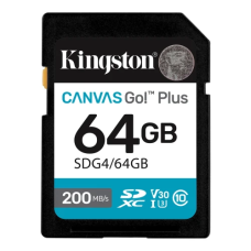 Карта пам’яті SD (SDXC) Kingston Canvas Go! Plus 64 ГБ Class 10 UHS-I U3 V30