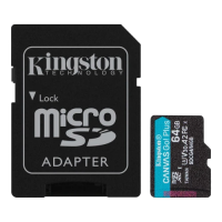 Карта пам’яті microSDXC (microSD-карта) Kingston Canvas Go! Plus 64 ГБ