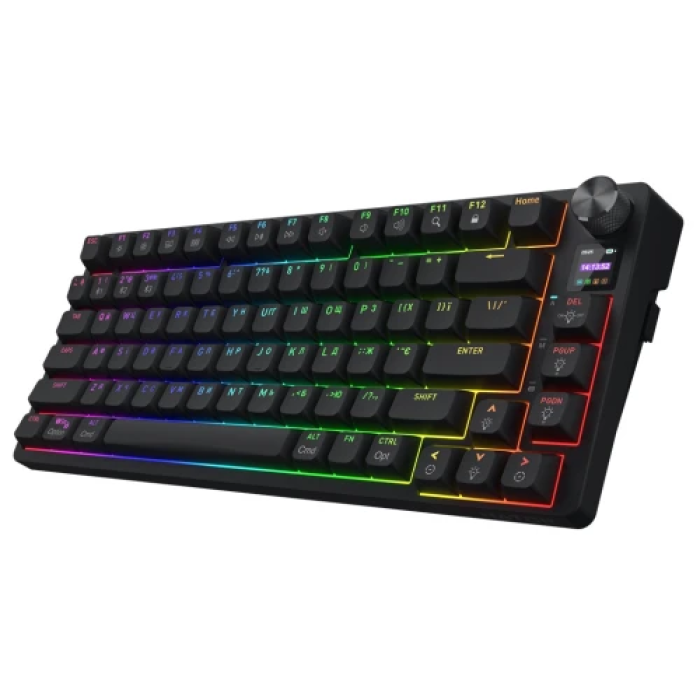 Бездротова механічна клавіатура Hator Icefall Pro Black RGB 75%