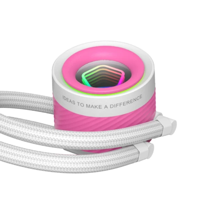 Рідинне охолодження ID-Cooling FX240 INF PINK 240 мм з ARGB
