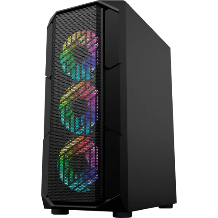 Корпус 1stPlayer XF-BK-4F7 Midi Tower з ARGB-підсвіткою