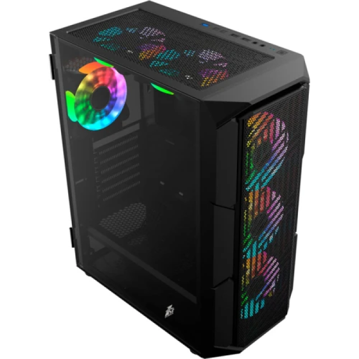 Корпус 1stPlayer XF-BK-4F7 Midi Tower з ARGB-підсвіткою