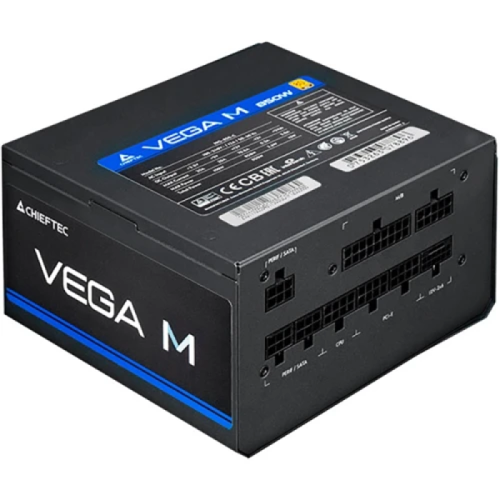 Chieftec VEGA M 850 Вт — модульний блок живлення 80+ Gold