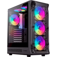 Корпус (системний блок) GameMax Starlight 2 AB чорний Mid Tower, 6 вентиляторів ARGB