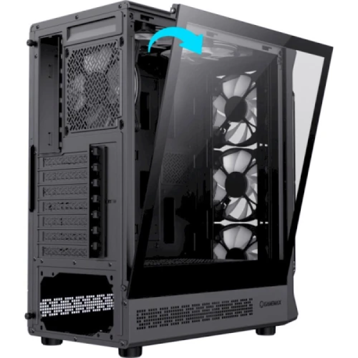 Корпус GameMax Starlight 2 AB Black Mid Tower з 6 ARGB-вентиляторами
