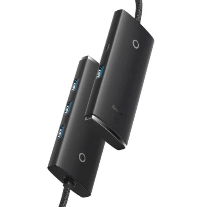 USB-хаб Baseus Lite 4-in-1 з 4 портами USB 3.0