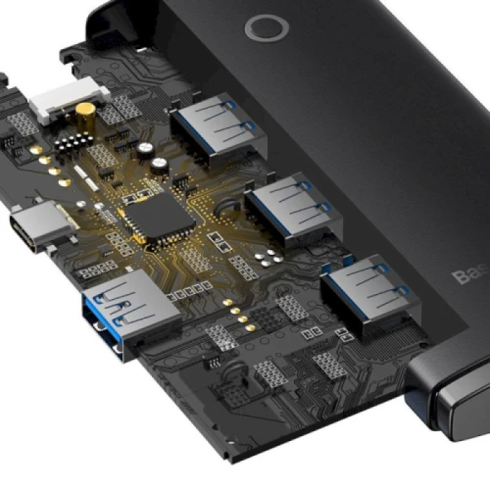 USB-хаб Baseus Lite 4-in-1 з 4 портами USB 3.0