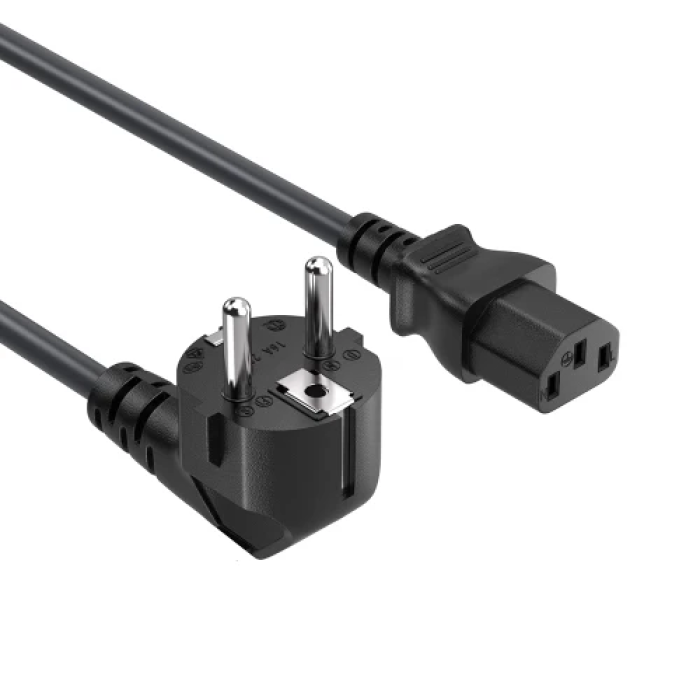Кабель живлення для ПК GTL PC-186, 1,5 м, чорний