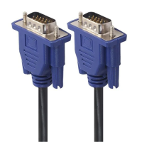 Кабель VGA (відеокабель) GTL VGA (M)–VGA (M) 1,5 м, чорний