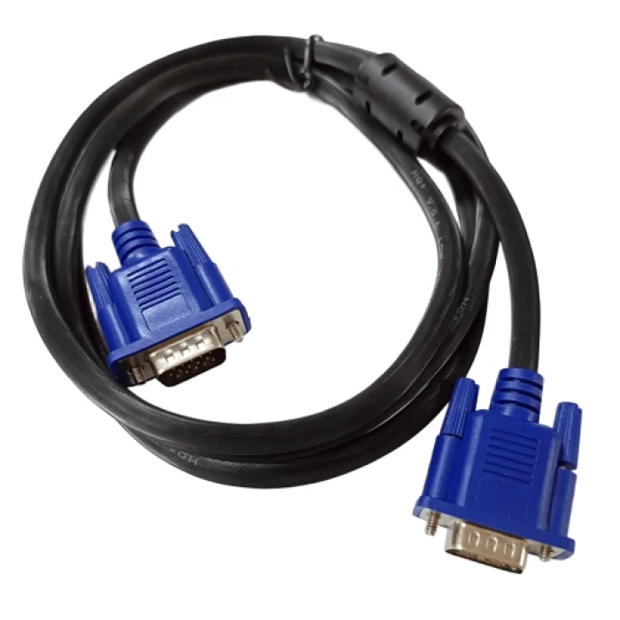 Кабель VGA GTL M–M, 1,5 м, чорний