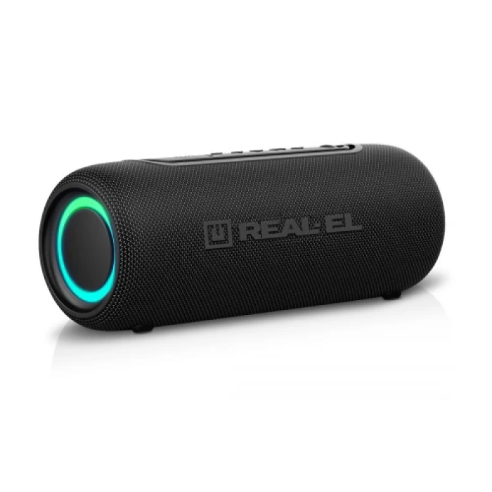 Портативна Bluetooth-колонка REAL-EL X-715 чорного кольору