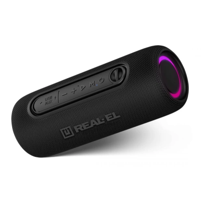 Портативна Bluetooth-колонка REAL-EL X-715 чорного кольору