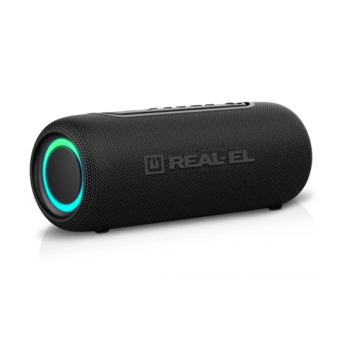 Портативна Bluetooth-колонка REAL-EL X-715 чорного кольору