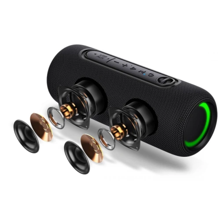 Портативна Bluetooth-колонка REAL-EL X-715 чорного кольору