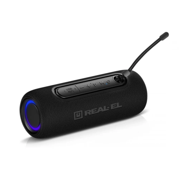 Портативна Bluetooth-колонка REAL-EL X-715 чорного кольору