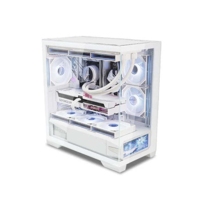 Корпус ALmordor QX25M LCD White для MicroATX та Mini ITX