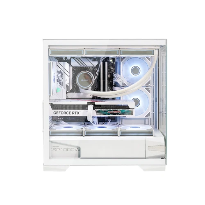 Корпус ALmordor QX25M LCD White для MicroATX та Mini ITX