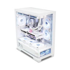 Корпус для ПК (комп'ютерний корпус) ALmordor QX25A LCD White білий, LCD 6,2"
