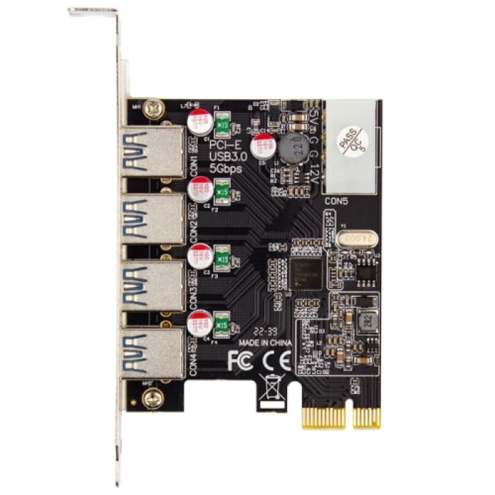Плата розширення PCI-E USB-контролер Frime на 4 порти USB 3.0