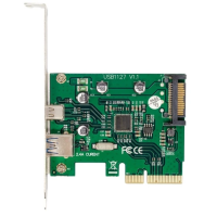 Плата розширення PCI-E (контролер USB) Frime ASM1142 1xUSB 3.1 Gen2 / 1xType-C