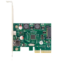 Плата розширення PCI-E (контролер USB) Frime PCI-E x4, USB 3.2 та Type-C