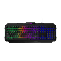 Клавіатура (клавіатура для ПК) MSI FORGE GK100 мембранна, Black, RGB, USB, 108 клавіш