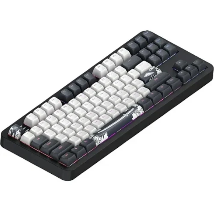 Ігрова механічна клавіатура Dark Project ALU87 Bushido Black/White