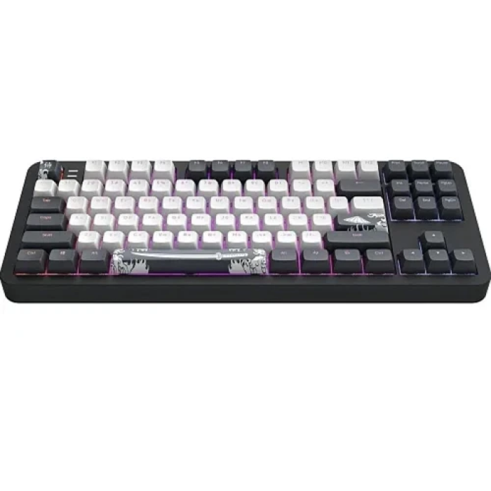 Ігрова механічна клавіатура Dark Project ALU87 Bushido Black/White