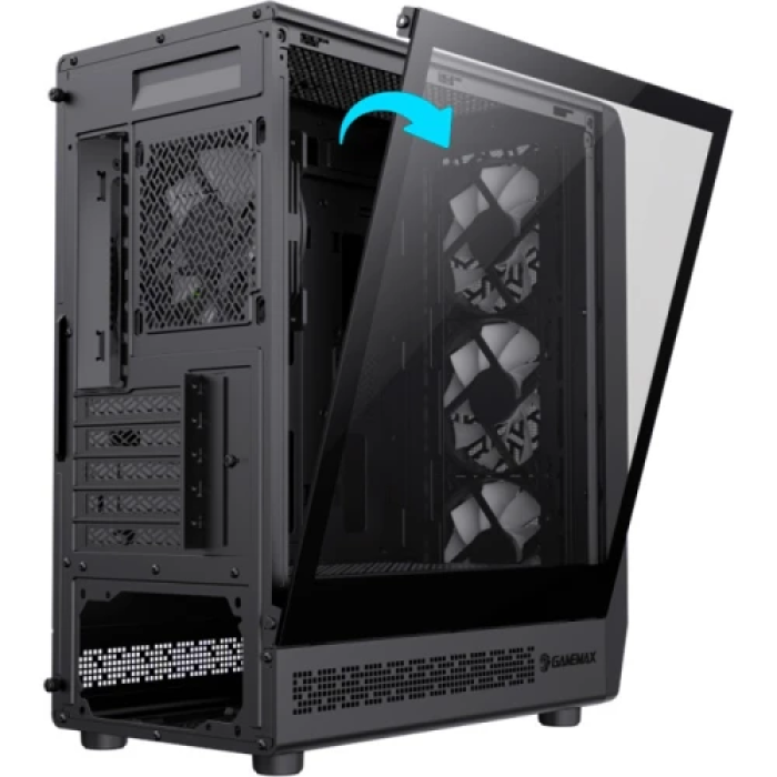 Корпус GameMax Forge COC Mini Tower чорного кольору без блока живлення