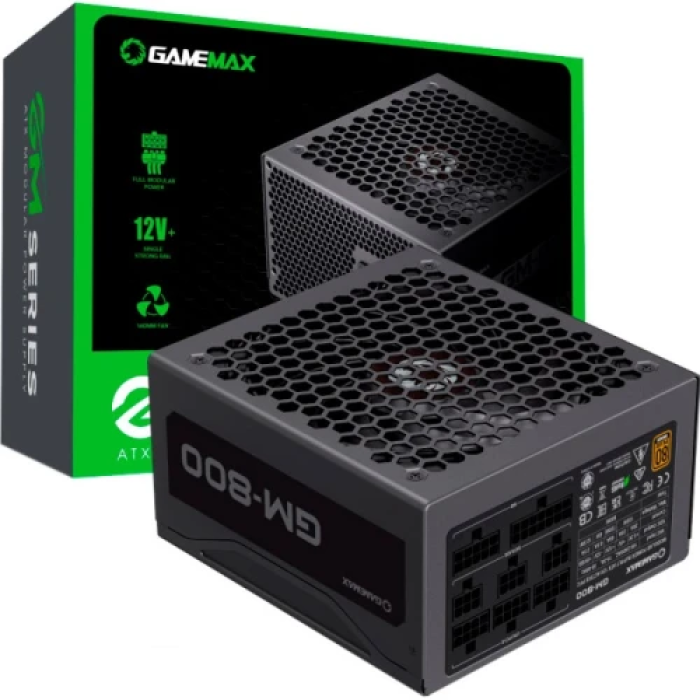 Модульний блок живлення GameMax GM-800 потужністю 800 Вт