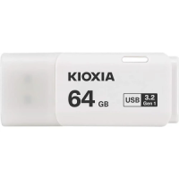Флешка USB (USB-накопичувач) Kioxia TransMemory U301 64 ГБ біла, USB 3.2 Gen 1