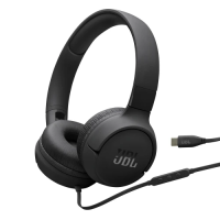 Дротові накладні навушники (гарнітура) JBL Tune 520C чорні, USB-C