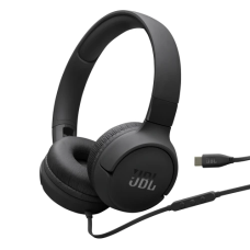 Дротові накладні навушники (гарнітура) JBL Tune 520C чорні, USB-C