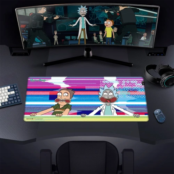 Ігровий килимок Warner Bros. Rick and Morty Glitched XL