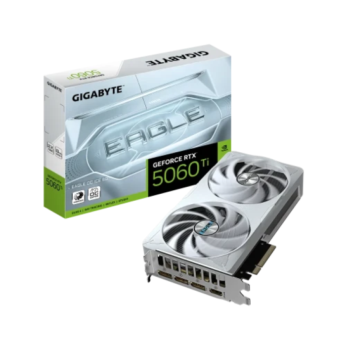Відеокарта Gigabyte GeForce RTX 5060 Ti EAGLE OC ICE з 8 ГБ