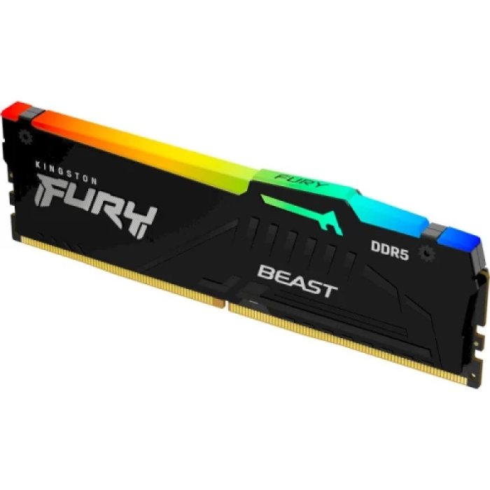 Оперативна пам’ять Kingston Fury Beast RGB DDR5 32 ГБ 5600 МГц