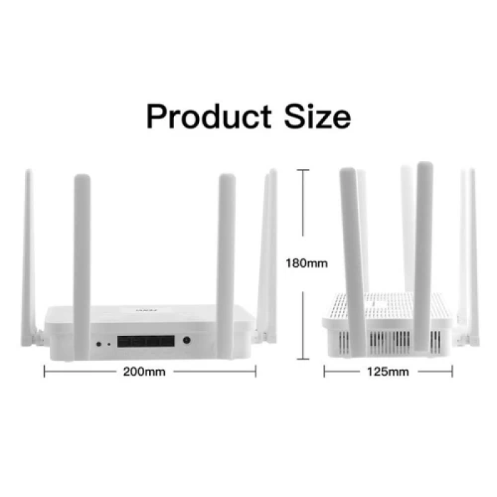 Роутер Fenvi FV-AX3000WR з Wi‑Fi 6 у білому корпусі