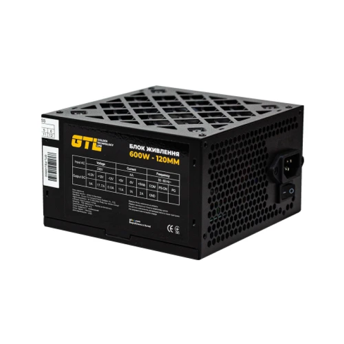 Блок живлення GTL GTL-600-120 на 600 Вт, чорний