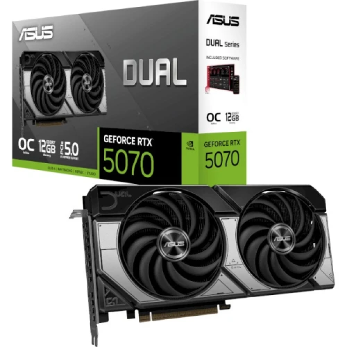 ASUS GeForce RTX 5070 DUAL OC — відеокарта 12 ГБ