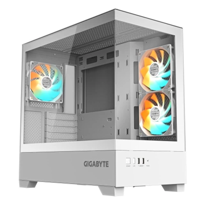 Корпус Gigabyte C201 PANORAMIC ICE White для Micro ATX і Mini ITX