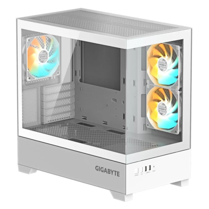 Корпус Gigabyte C201 PANORAMIC ICE White для Micro ATX і Mini ITX