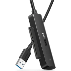 Адаптер USB Ugreen CM321, Black, USB 3.0 - SATA, 50 см (70609)