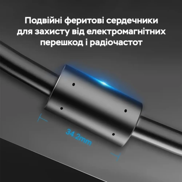 Відеокабель VGA Vention 5 м чорного кольору