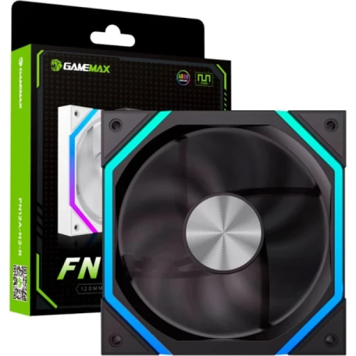 Корпусний вентилятор GameMax FN12A-N2 120 мм з ARGB-підсвічуванням