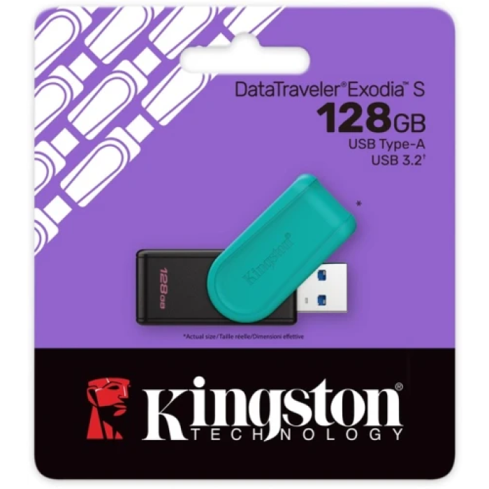 USB-накопичувач Kingston DataTraveler Exodia S на 128 ГБ